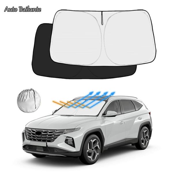 Sunshades |  For Hyundai Tucson 2022 2023 2024 Auto Accessories Sunshade Front Rear Window Visor Car Windshield Block Cover Sun Exterior Accessories Sunshades