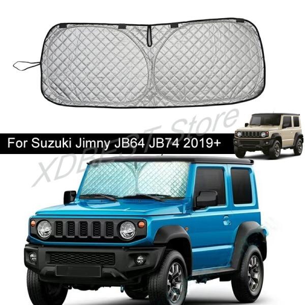 Sunshades |  For Suzuki Jimny 2019 2020 2021 2022 2023 Jb64 Jb74 Car Front Windshield Portable Sunshade Cover Auto Interior Accessories Exterior Accessories Sunshades