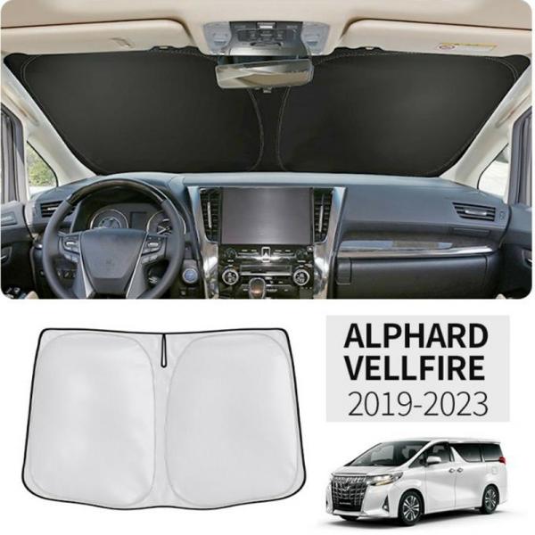 Sunshades |  For Toyota Alphard 30 Ah30 Vellfire 2015 2023 Nano Insulat Windshield Sunshade Front Window Sun Shade Visor Interior Accessories Exterior Accessories Preto