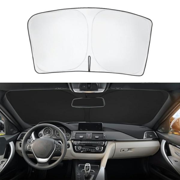 Sunshades |  Windshield Sun Shade For Bmw 3 Series/F30/F31/F80/M3 2013 2018 Foldable Double Layer Uv Block Heat Protection Visor Sun Cover Exterior Accessories Sunshades