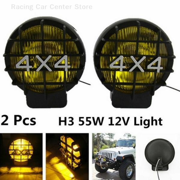 Lighting |  5.5" 4X4 Round Off Road Driving Halogen Fog Led Work Light Lamp Spotlight Fd Lighting Lighting