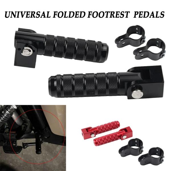 Pedals & Pegs |  For Motorcycles Mopeds,Electric Vehicle,Scooter Motorcycle Accessories Universal Foot Pegs Pedals Folded Footrest Footpeg Parts Motorcycle Parts Pedals & Pegs