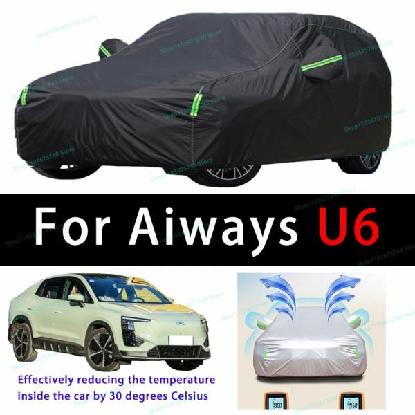 Car Covers |  For Aiways U6 Outdoor Sun Protection Uv Cooling And Exposure To Sunlight Dustproof And Rainproof Car Covers Car Covers