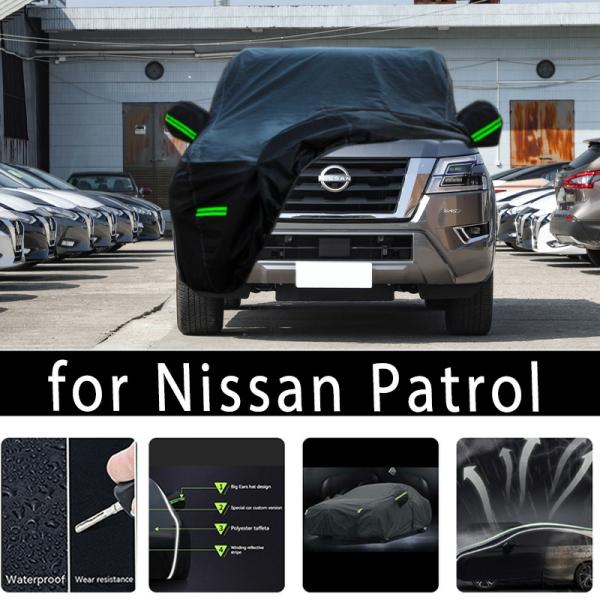 Car Covers |  For Nissan Patrol Outdoor Protection Full Car Covers Snow Cover Sunshade Waterproof Dustproof Exterior Car Accessories Car Covers Car Covers