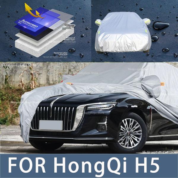 Car Covers |  For Hongqi H5 Outdoor Protection Full Car Covers Snow Cover Sunshade Waterproof Dustproof Exterior Car Accessories Car Covers Car Covers