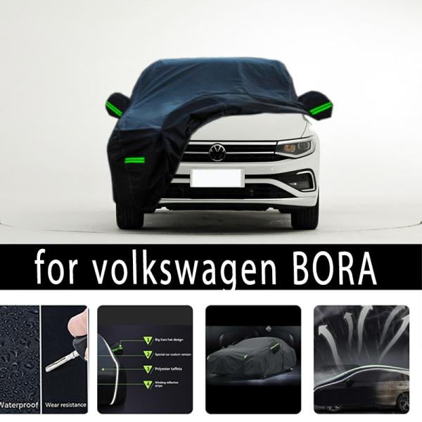 Car Covers |  For Volkswagen Bora Outdoor Protection Full Car Covers Snow Cover Sunshade Waterproof Dustproof Exterior Car Accessories Car Covers Car Covers